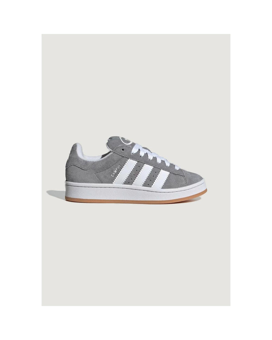 Adidas Women's Gray Leather Sneaker - 37 1/3