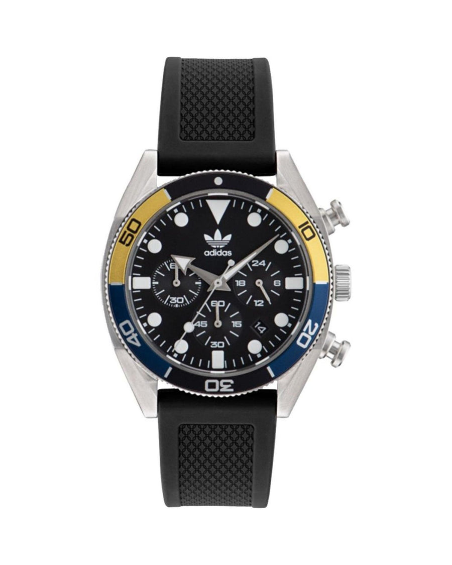 Adidas Men's Black Silicone Watch - One Size