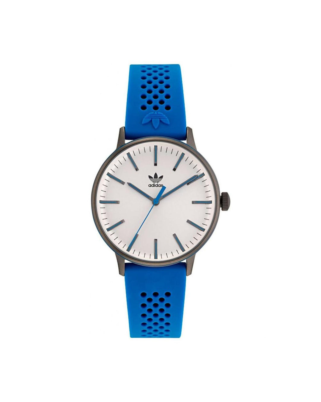 Adidas Unisex's Blue Rubber Watch - One Size