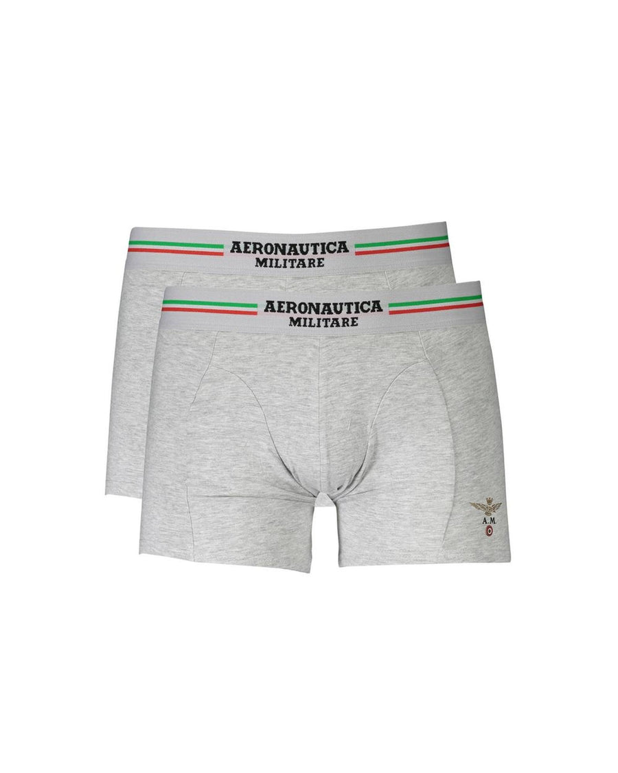 Aeronautica Militare Men's Gray Cotton Underwear - 2XL
