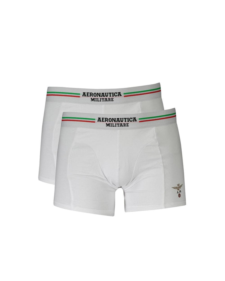 Aeronautica Militare Men's White Cotton Underwear - L