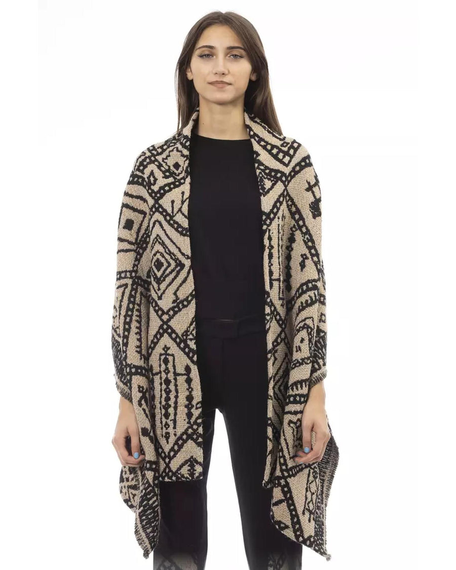 Alpha Studio Women's Scandinavian Jacquard Double-Face Stole - One Size