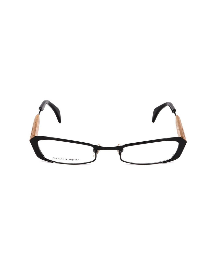 Alexander McQueen Unisex's Black Metal Frames - One Size
