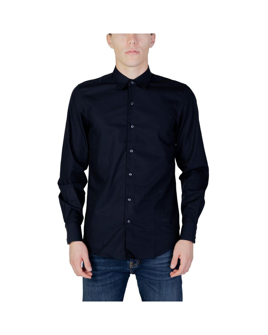 Antony Morato Men's Blue Cotton Shirt - 46 IT