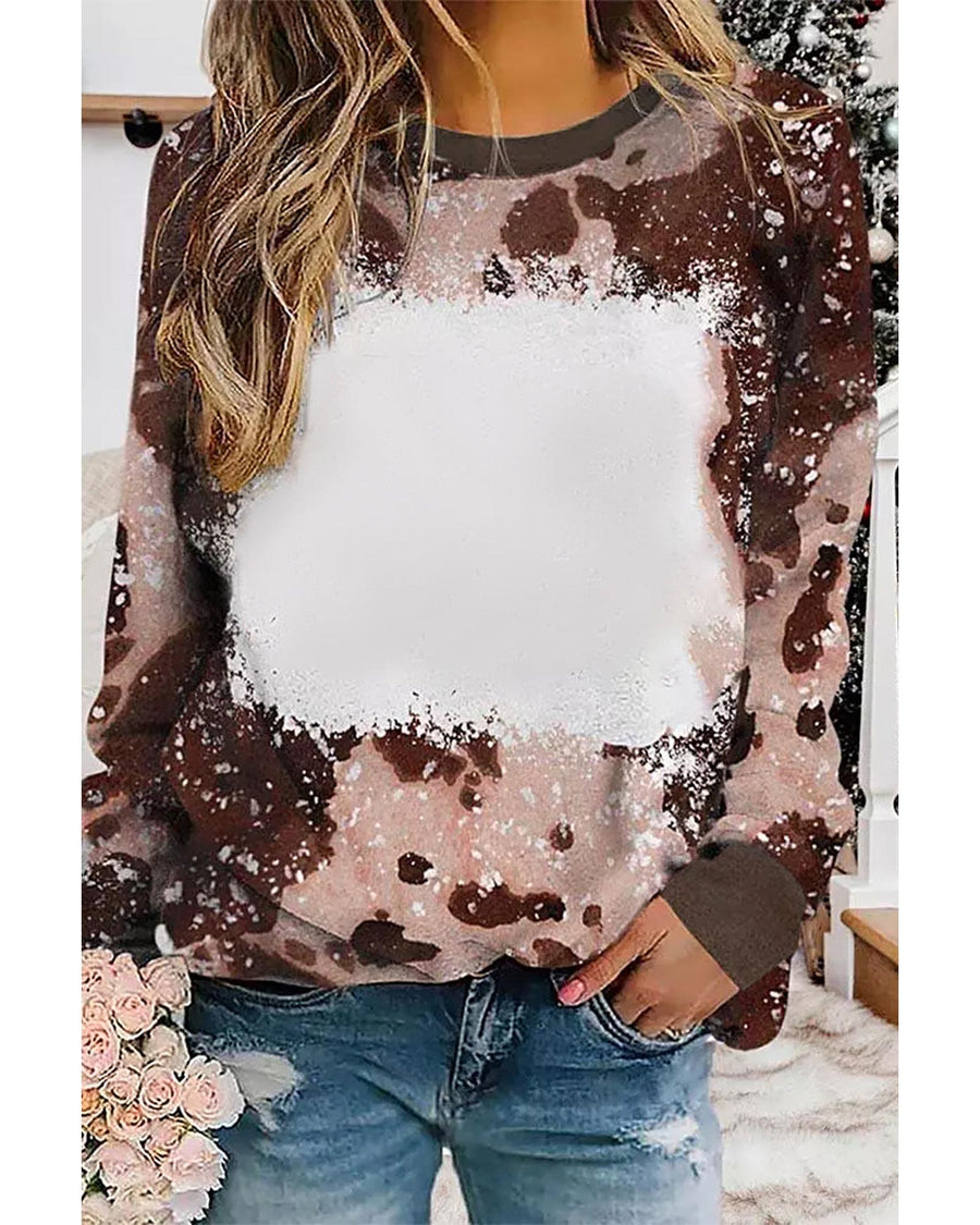 Azura Exchange Leopard Print Long Sleeve Top - XL