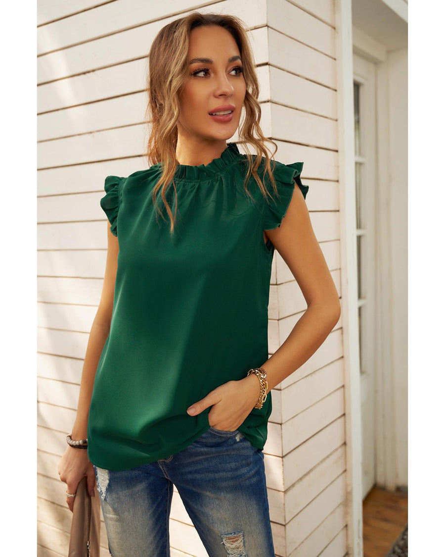 Azura Exchange Flounced Tank Top - 2XL