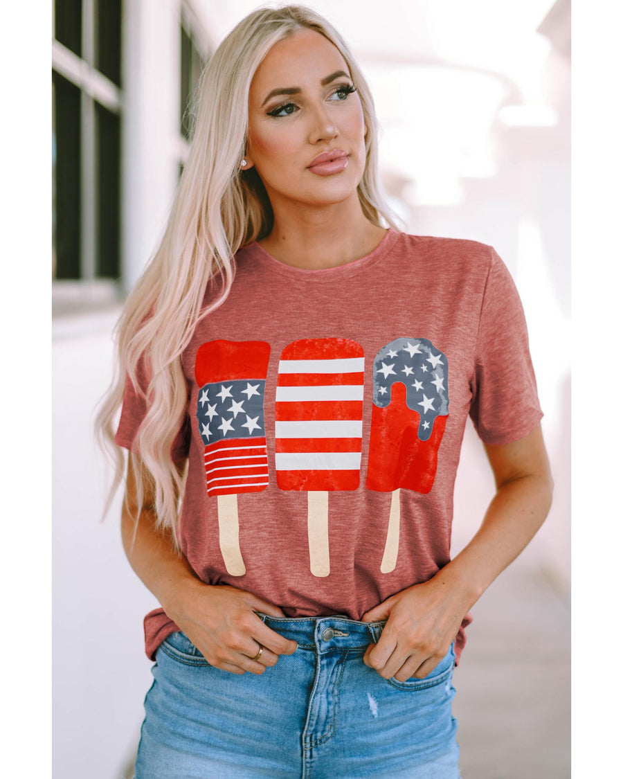 Azura Exchange Patriotic Popsicles Tee - XL