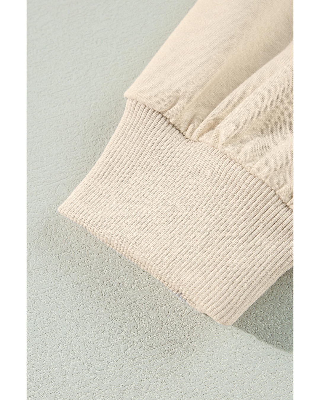 Jet Stream Solid Color Ruffled Shoulder Long Sleeve Blouse - S