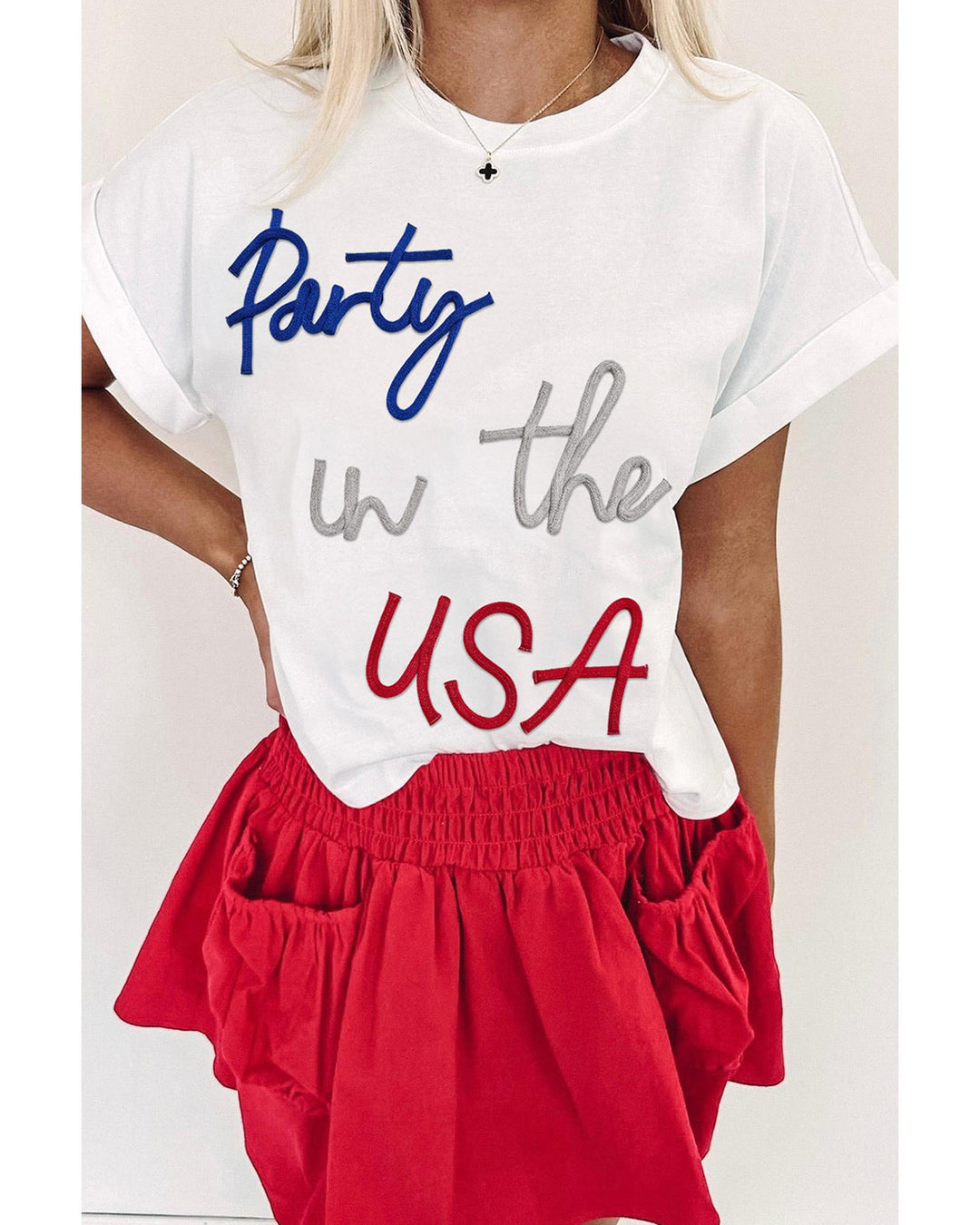 White Party in the USA Graphic T Shirt - XL