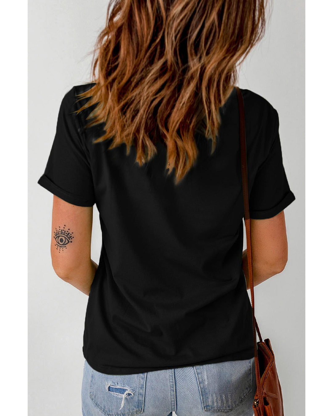 Black Rhinestone Mardi Gras Letter Graphic T Shirt - XL