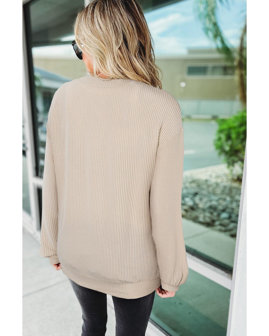 Apricot NASHVILLE MUSIC CITY Corded Graphic Sweatshirt - M