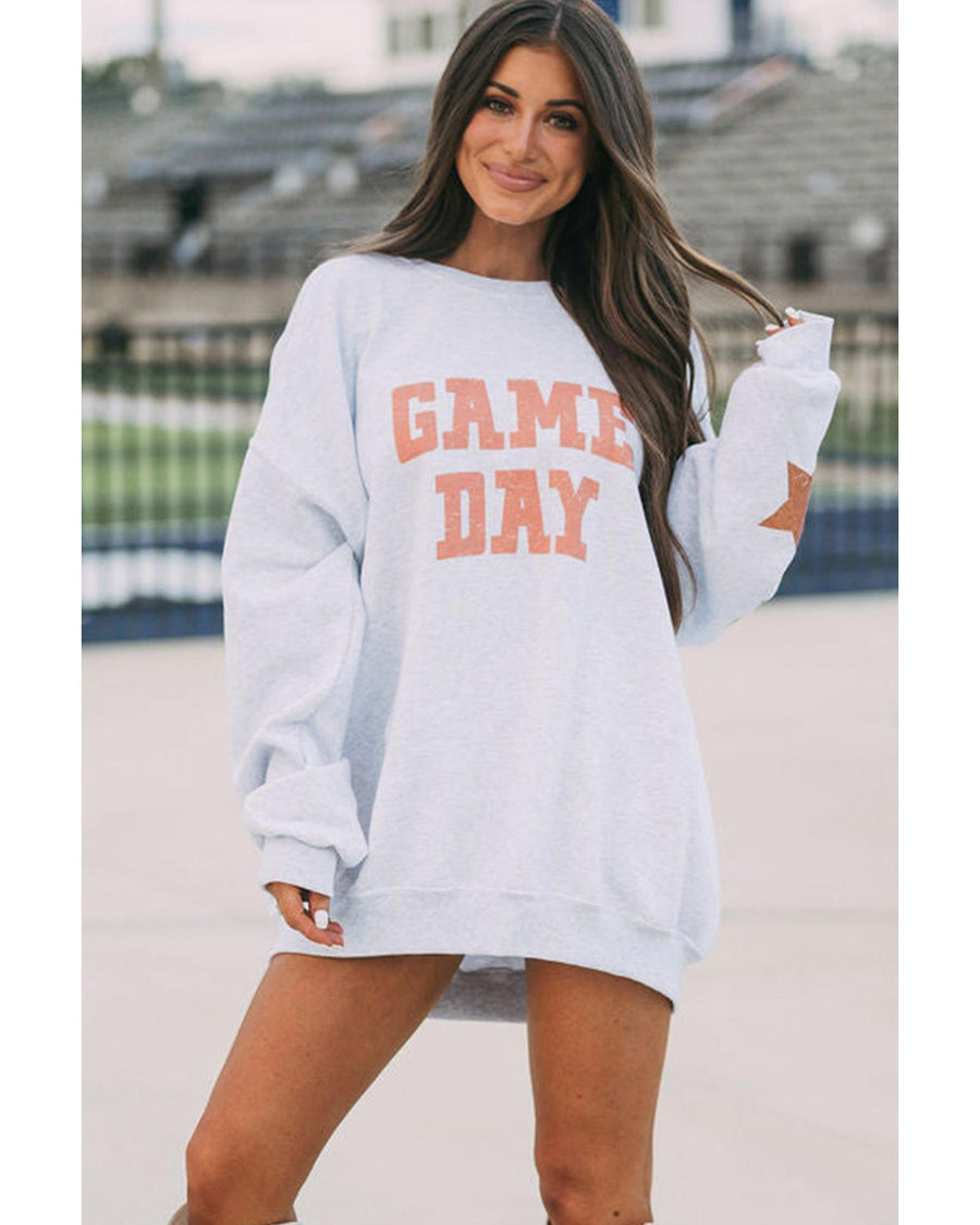 Grapefruit Orange Game Day Graphic Sweatshirt - S
