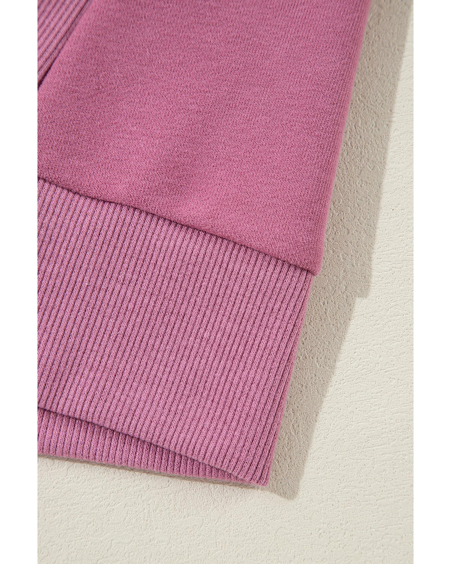 Valerian Solid O Neck High Low Hem Pullover Sweatshirt - XL