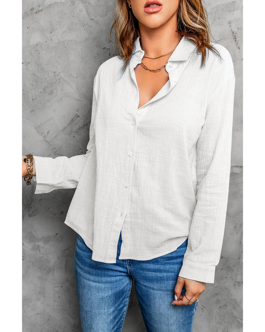 Azura Exchange Textured Basic Shirt - M