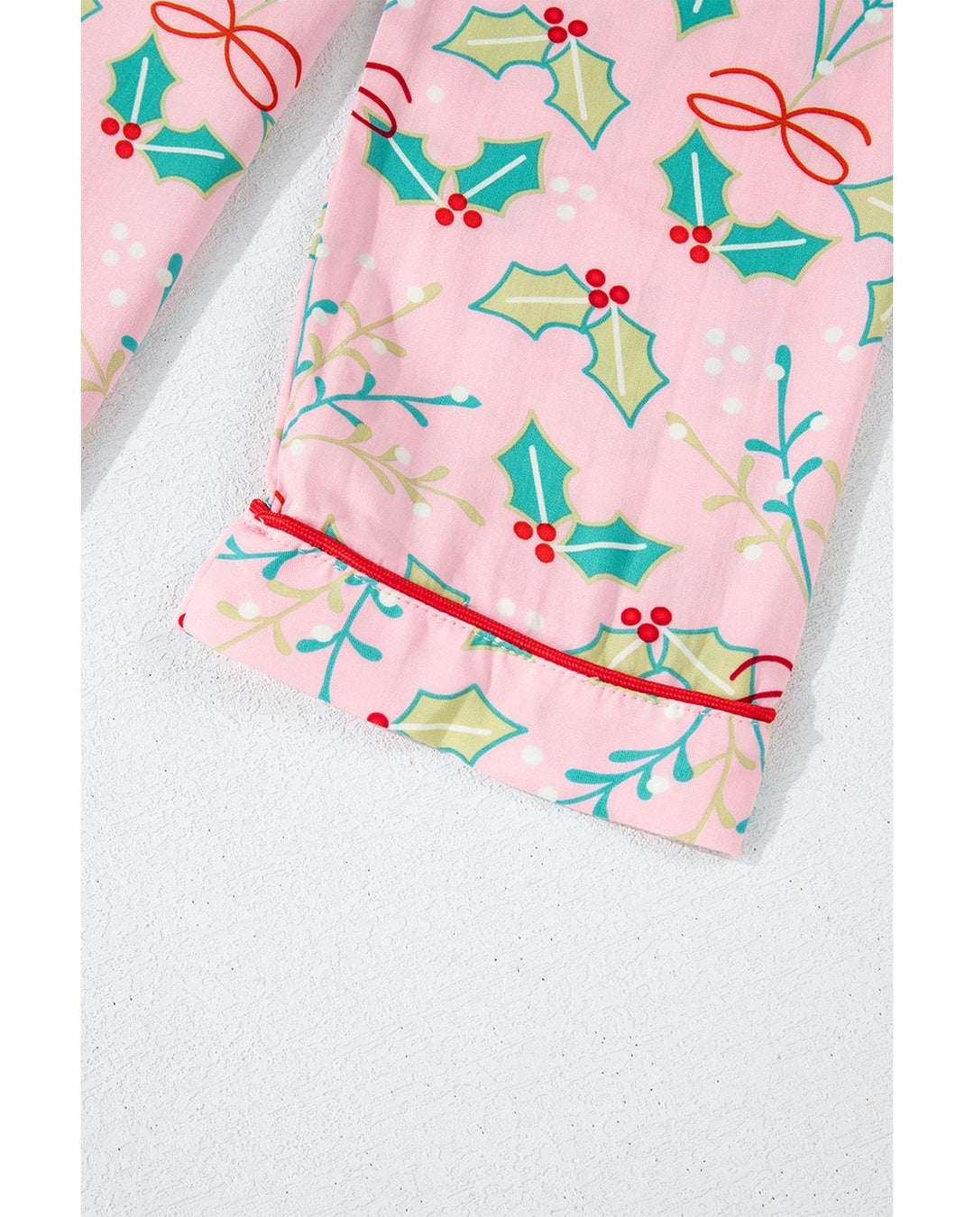 Multicolour Floral Christmas Pajamas Set - XL