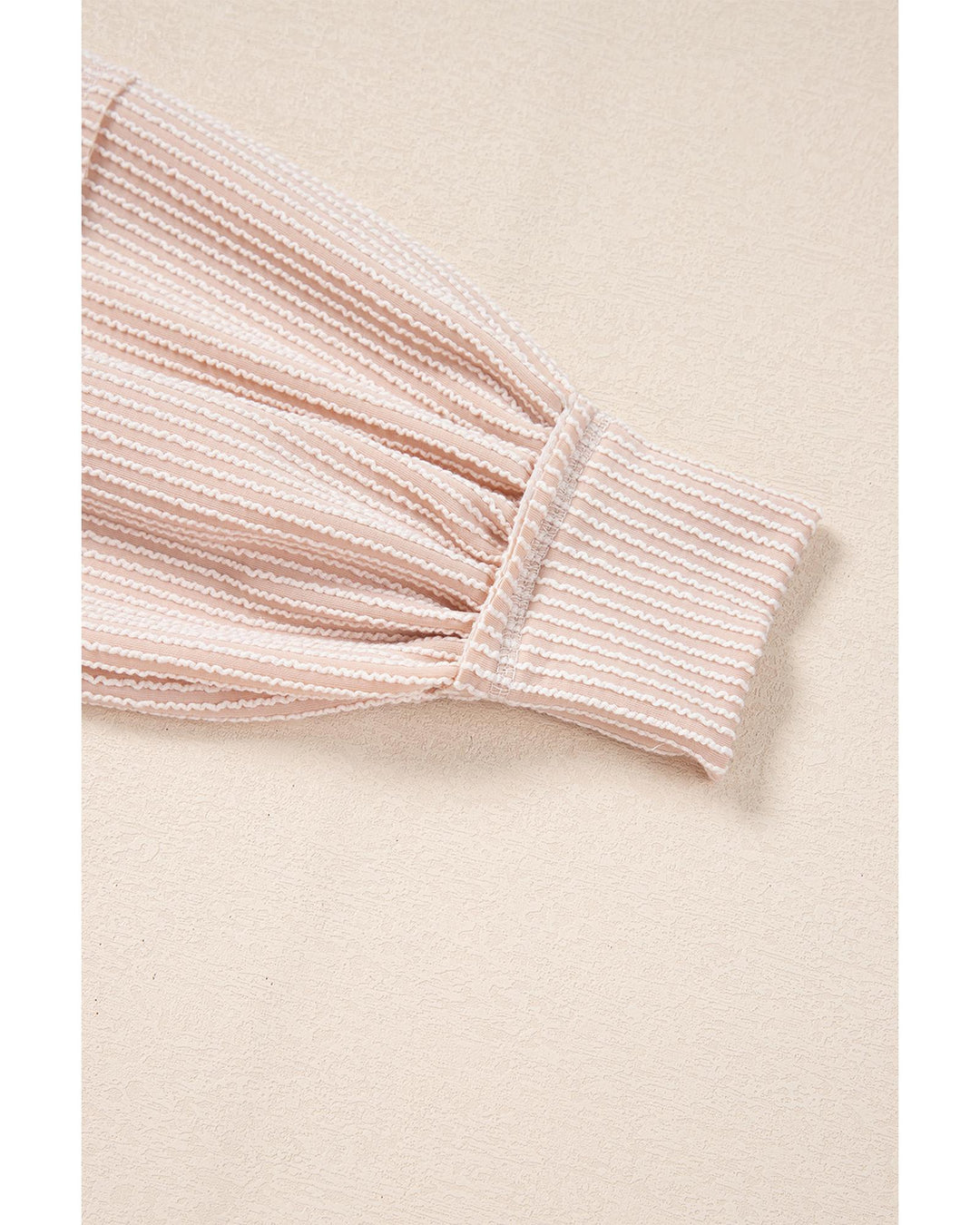 Jet Stream Corded Lantern Sleeve Top High Waist Ruffled Mini Skirt Set - L