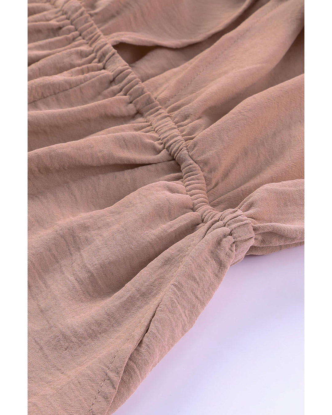 Azura Exchange Tie Knot Puff Long Sleeve Romper - XL