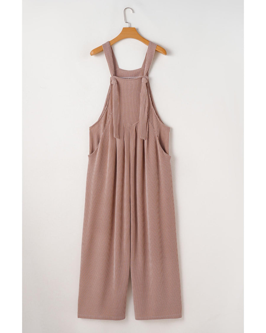 DUNE Corded Adjustable Straps Wide Leg Loose Overall - XL