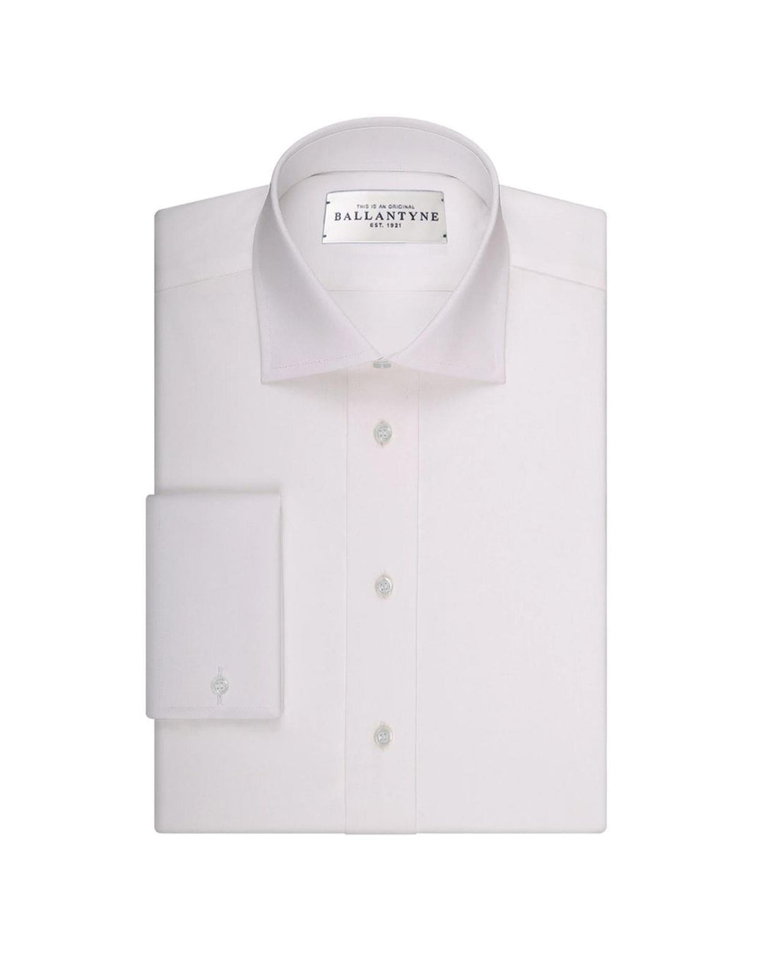 Ballantyne Men's White Cotton Shirt - 38 IT