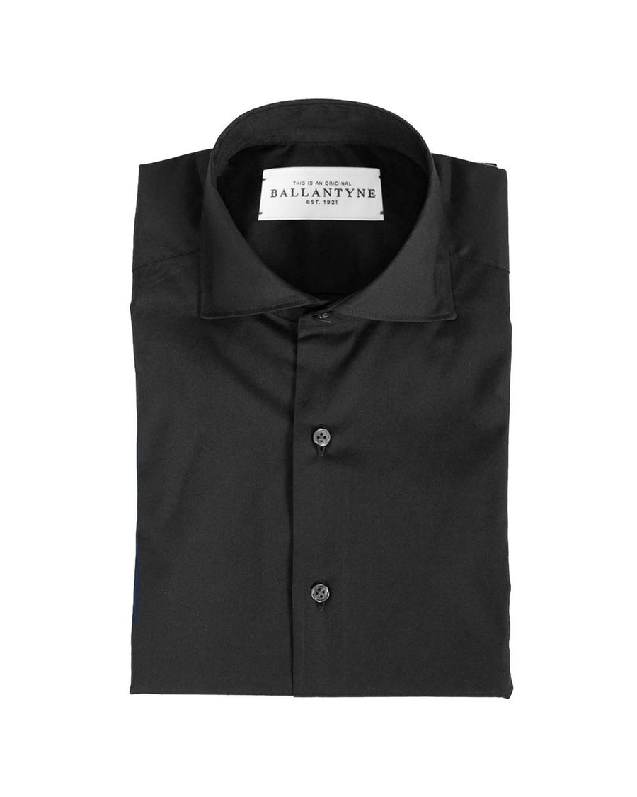 Ballantyne Men's Black Cotton Shirt - 40 IT
