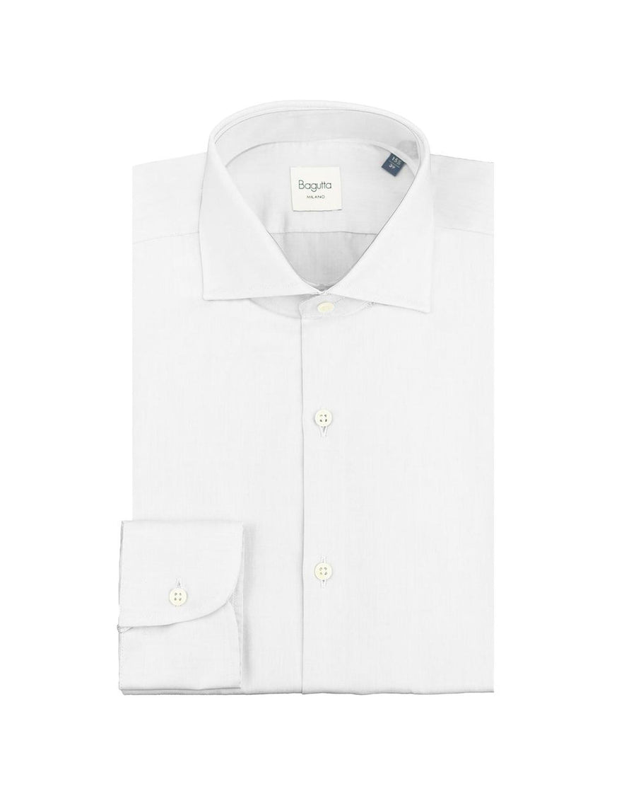 Bagutta Men's White Cotton Shirt - 40 IT
