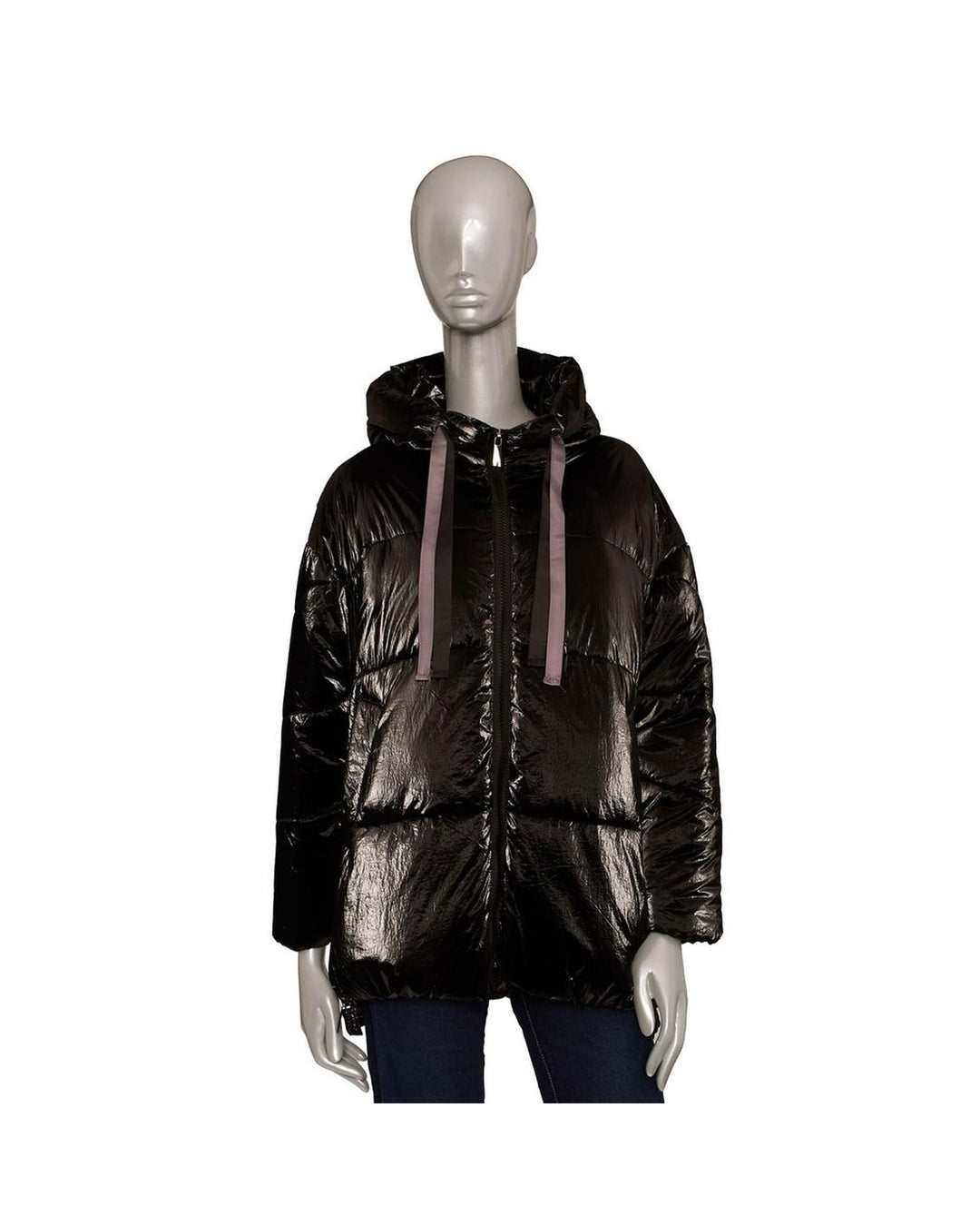 Baldinini Trend Women's Black Polyester Jackets & Coat - L