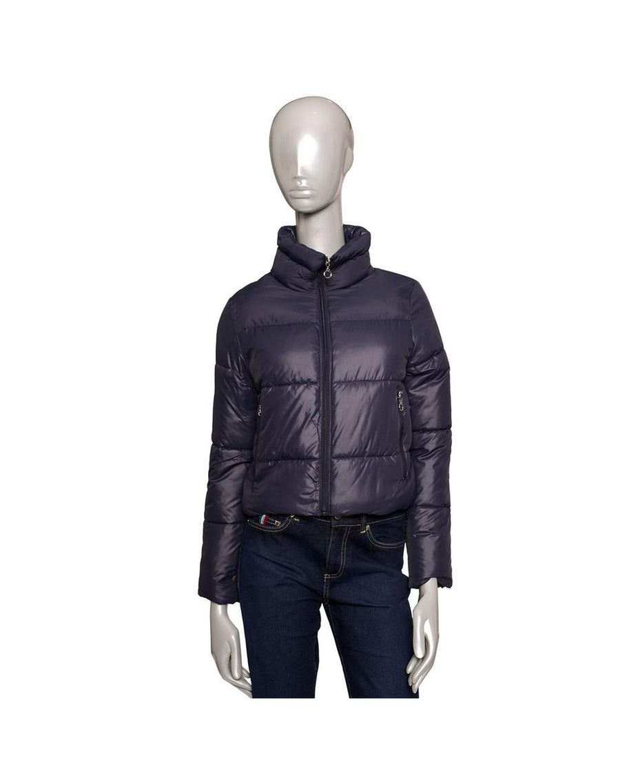 Baldinini Trend Women's Blue Polyester Jackets & Coat - M