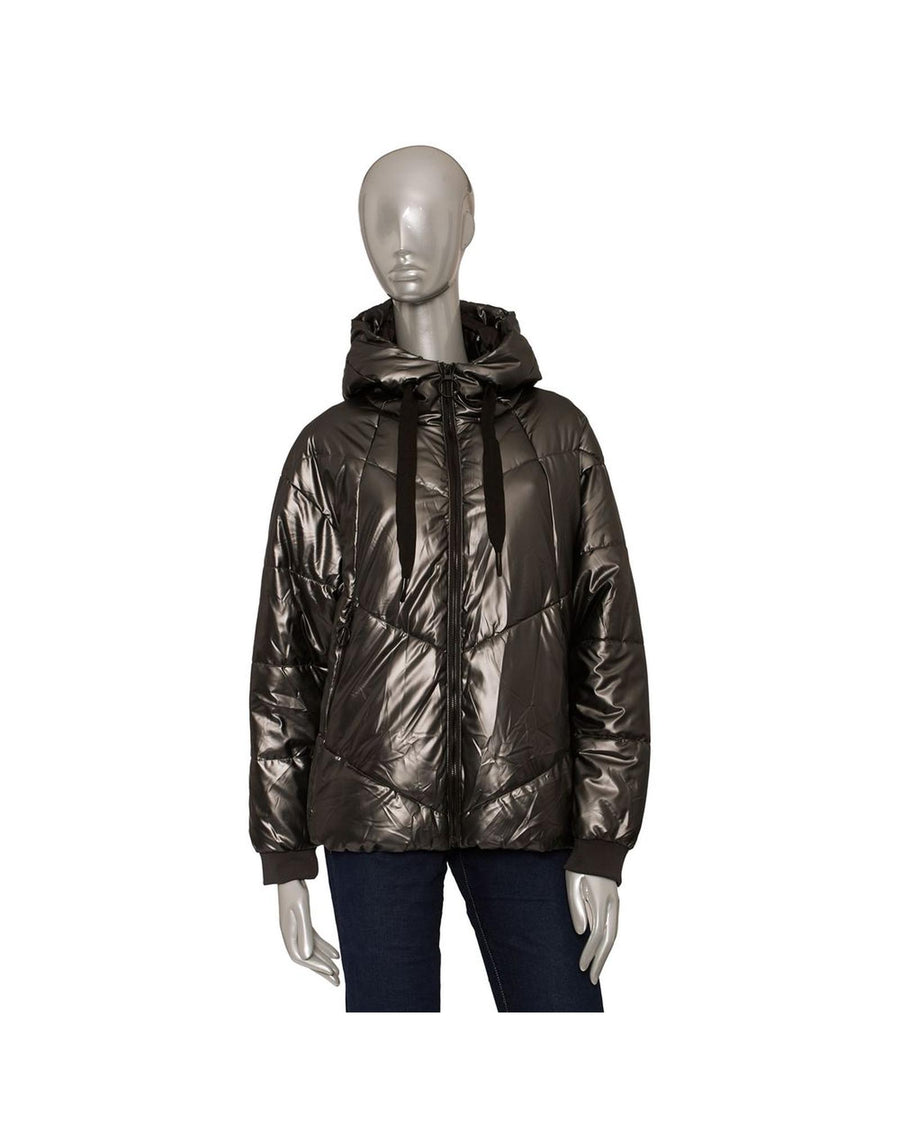 Baldinini Trend Women's Gray Polyester Jackets & Coat - XL
