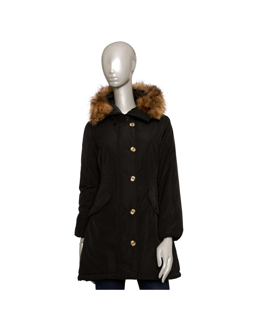 Baldinini Trend Women's Black Polyester Jackets & Coat - M