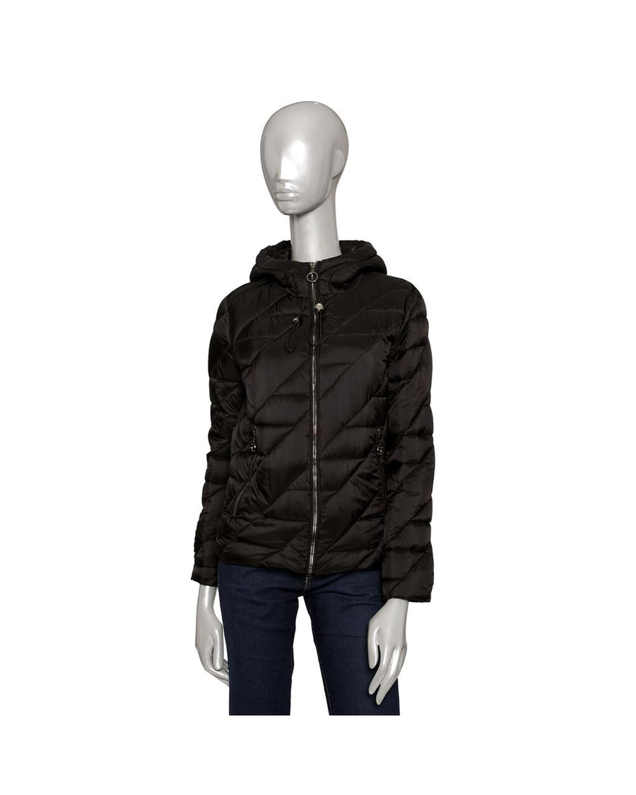 Baldinini Trend Women's Black Polyester Jackets & Coat - 2XL