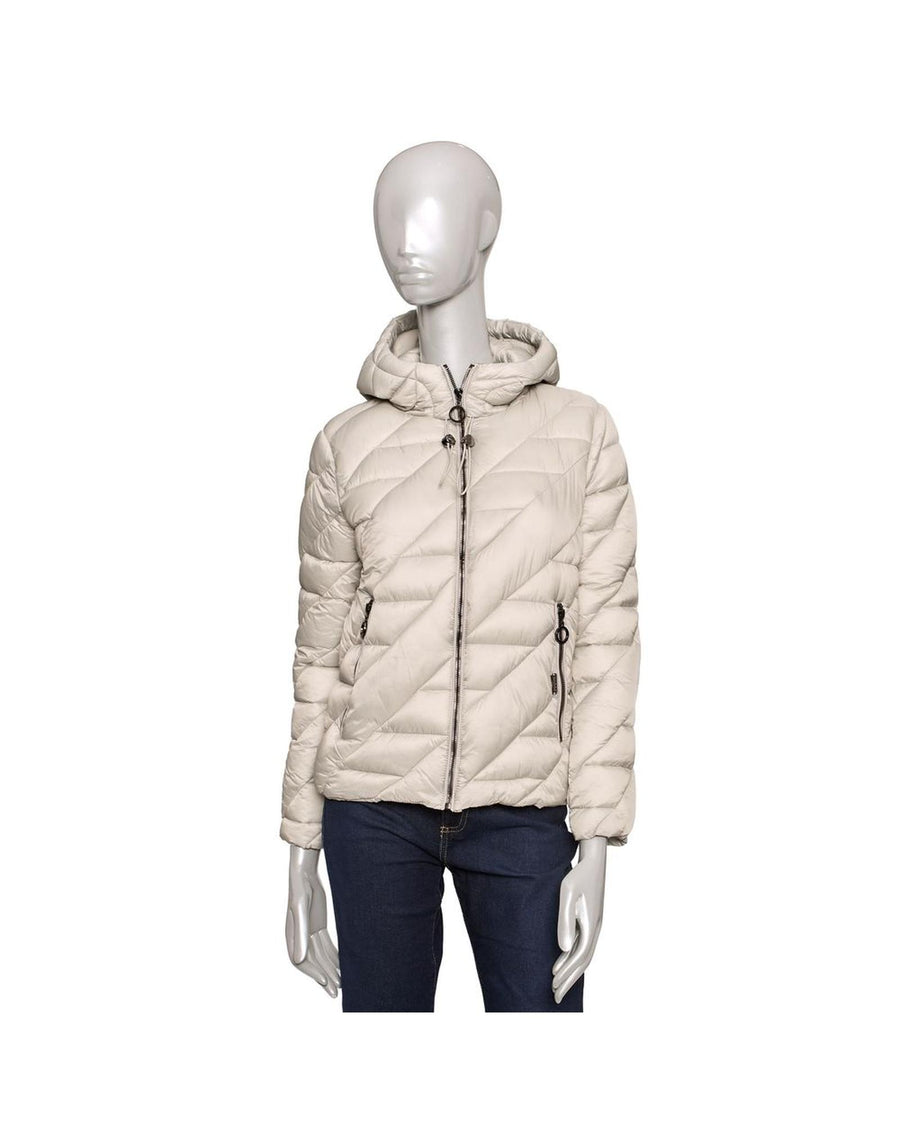 Baldinini Trend Women's Silver Polyester Jackets & Coat - 2XL