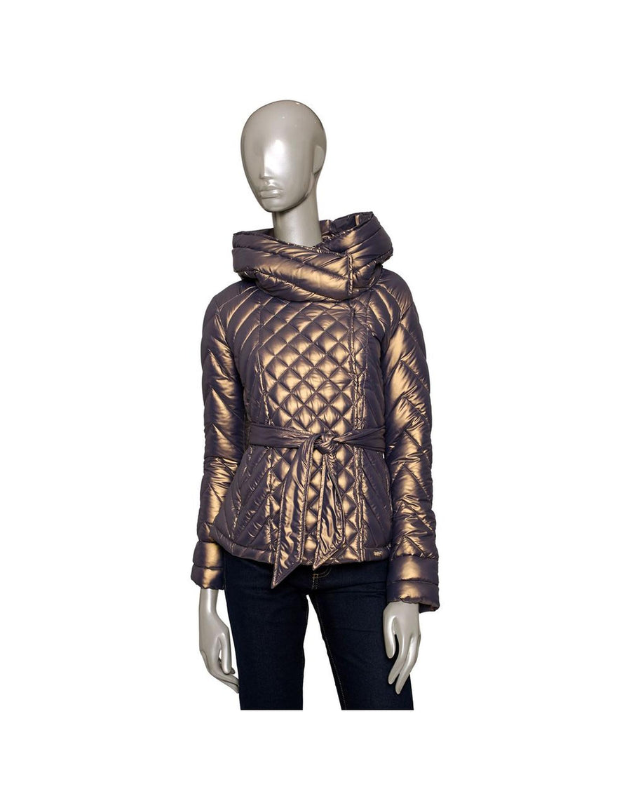 Baldinini Trend Women's Brown Polyester Jackets & Coat - L