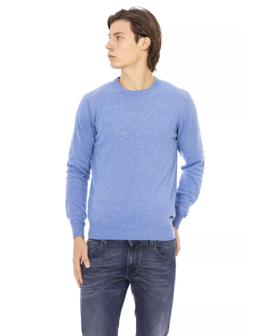 Baldinini Metal Monogram Crewneck Sweater L Men