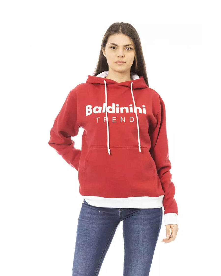 Luxury Long Sleeve Fleece Hoodie with Front Logo and Maxi Front Pocket XS Women