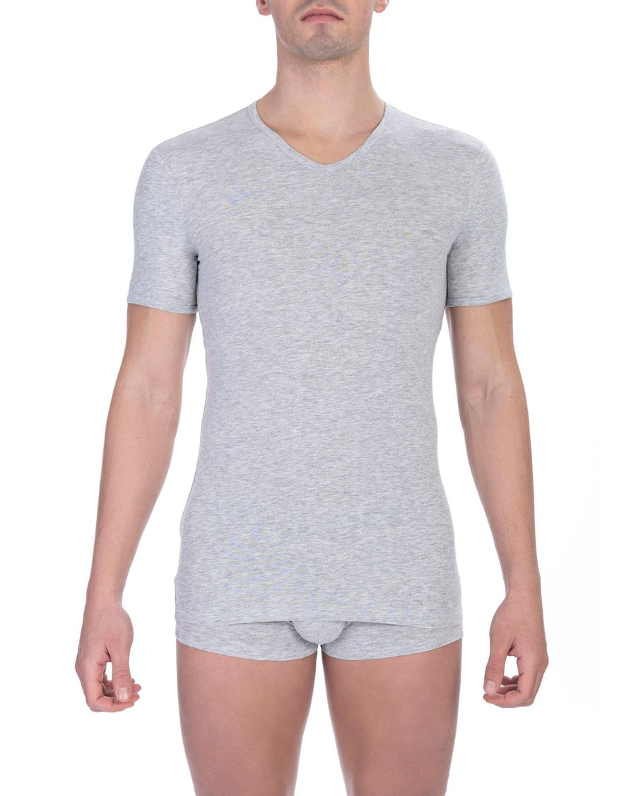 Bikkembergs Men's Gray Cotton T-Shirt - L
