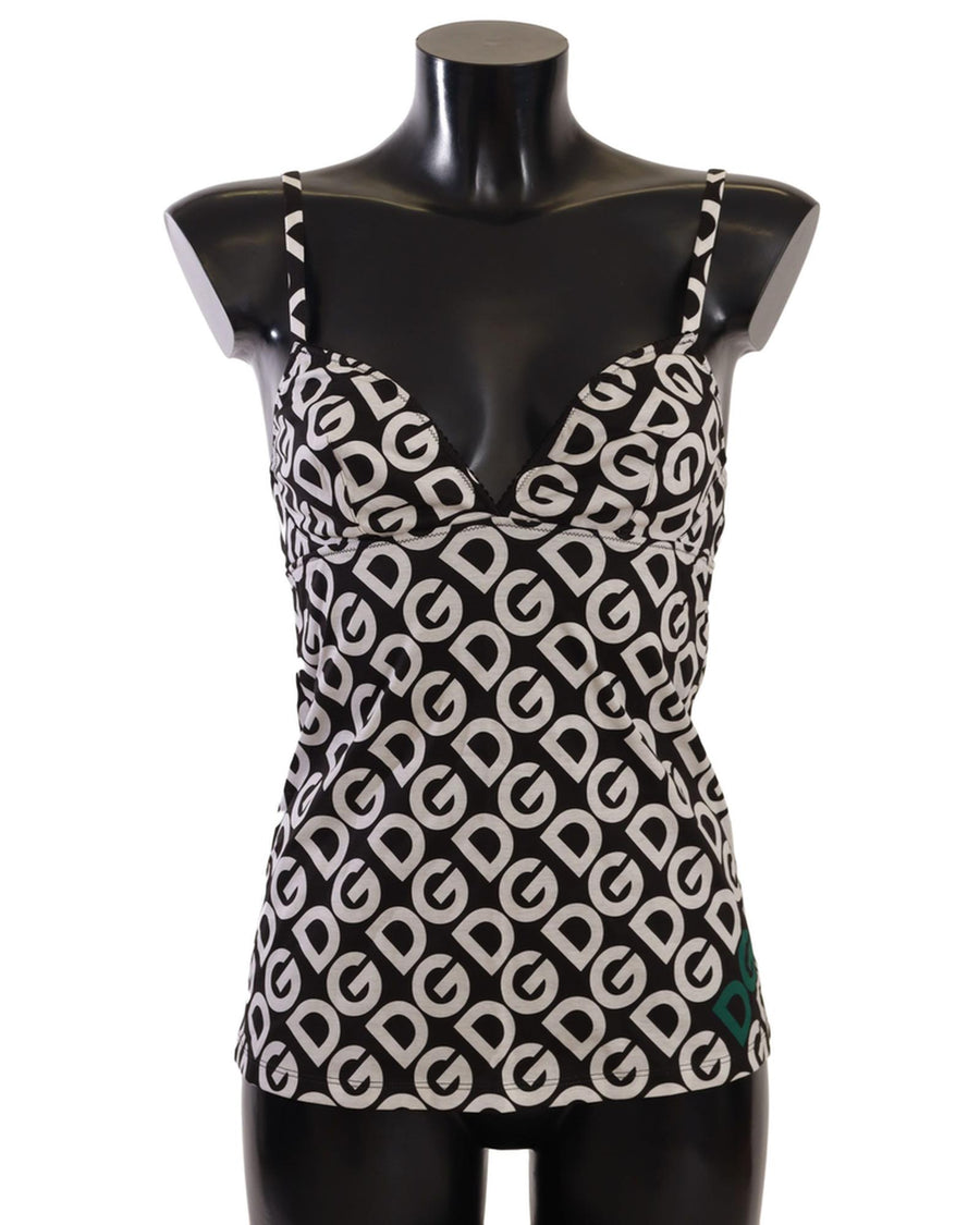 DOLCE & GABBANA Underwear Top with Logo Print 3 IT Women