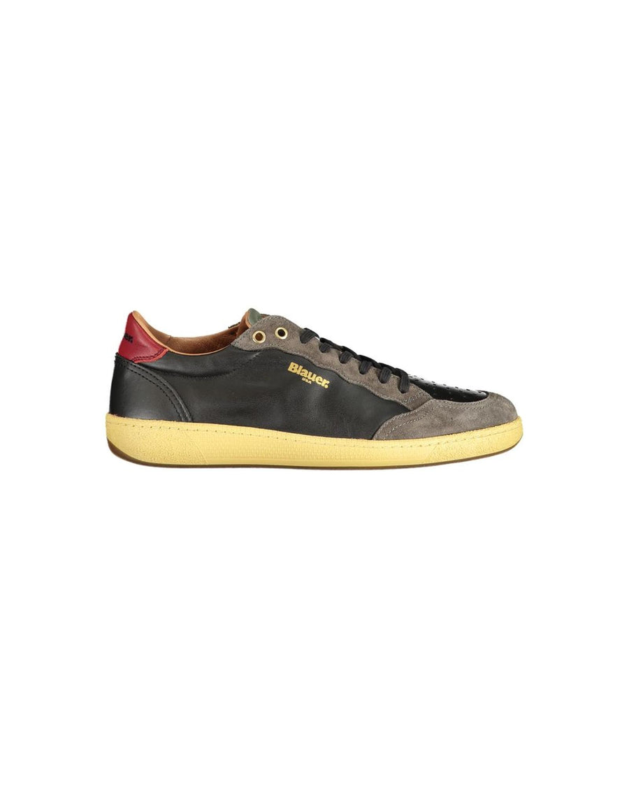 Blauer Men's Black Polyester Sneaker - 44 EU