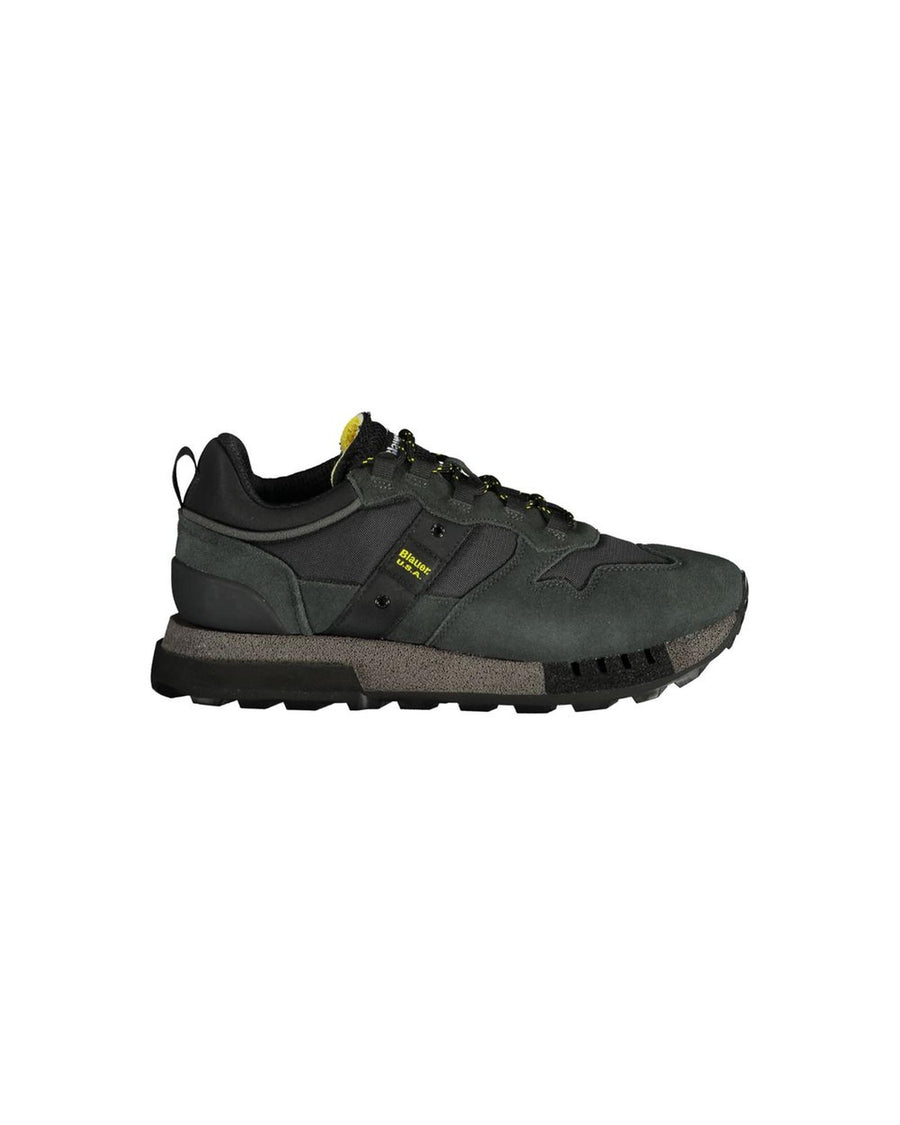 Blauer Men's Black Polyester Sneaker - 41 EU