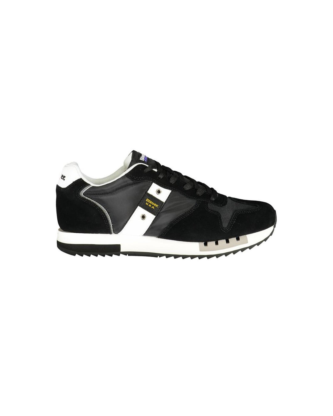 Blauer Men's Black Polyester  Sneaker - 42 EU