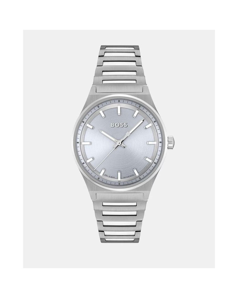Hugo Boss Unisex's Silver Stainless Steel Stainless Steel Watch - One Size