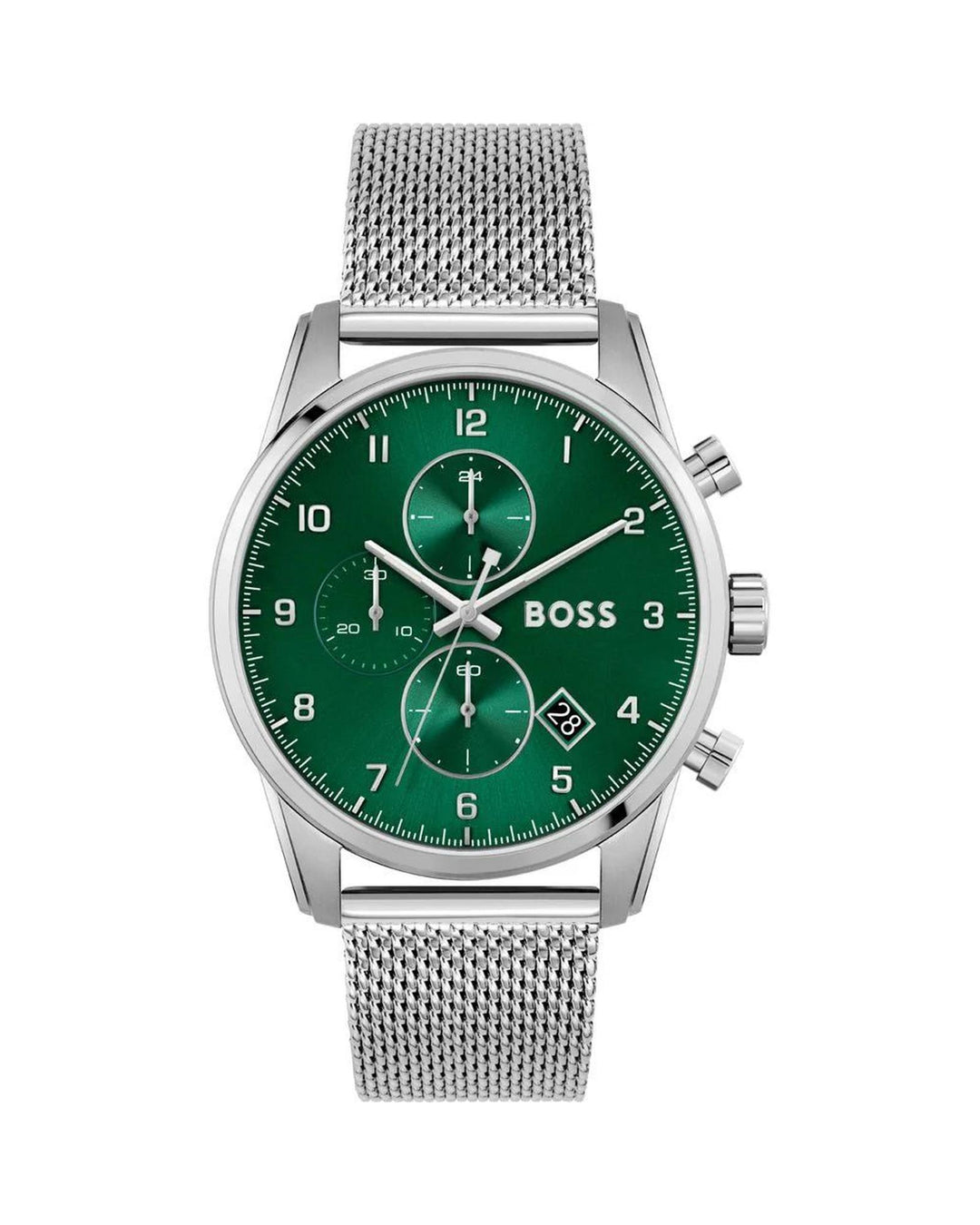 Hugo Boss Men's Silver Stainless Steel Watch - One Size