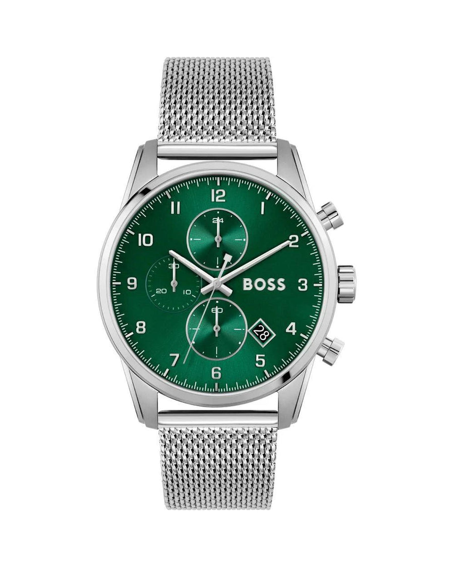 Hugo Boss Men's Silver Stainless Steel Watch - One Size