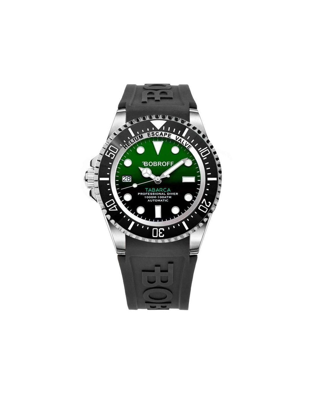 Bobroff Men's Black Rubber Watch - One Size