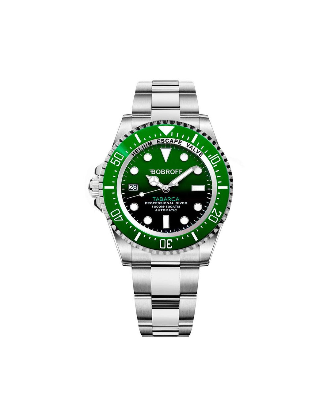 Bobroff Men's Silver Stainless Steel Watch - One Size