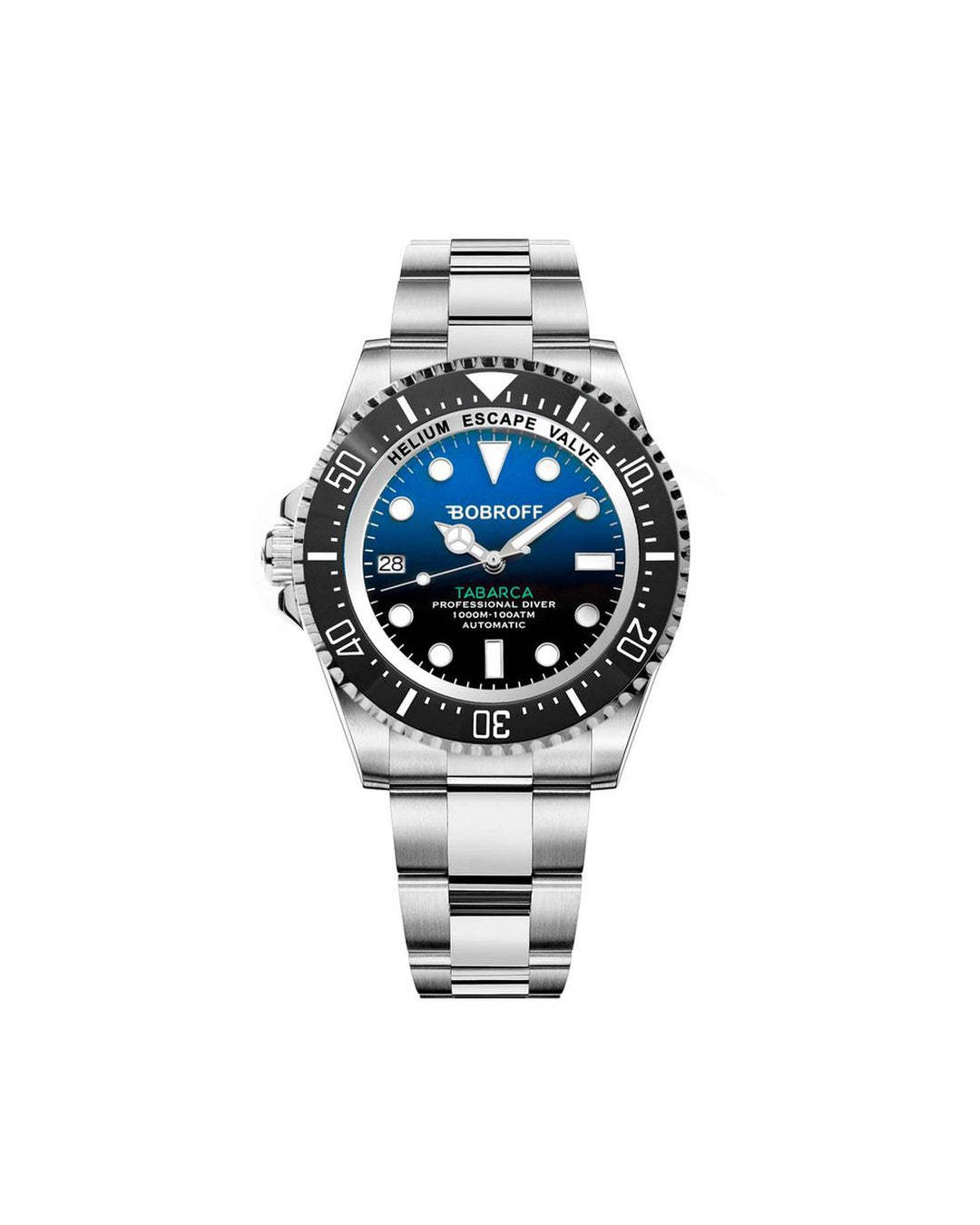 Bobroff Men's Silver Stainless Steel Watch - One Size