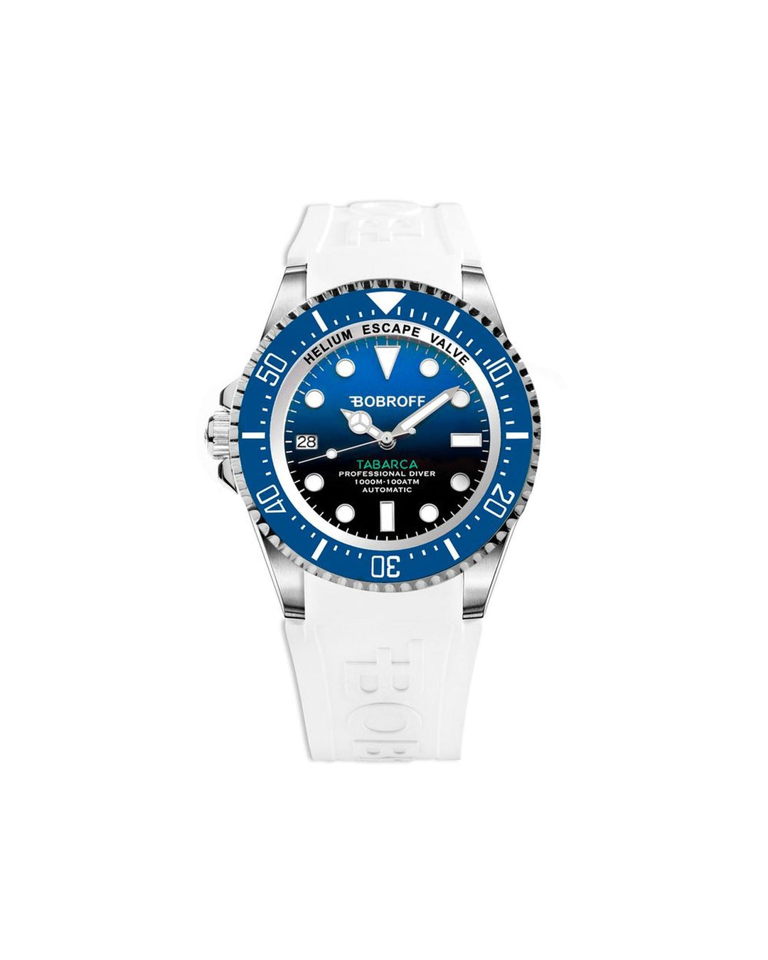 Bobroff Men's White Rubber Watch - One Size