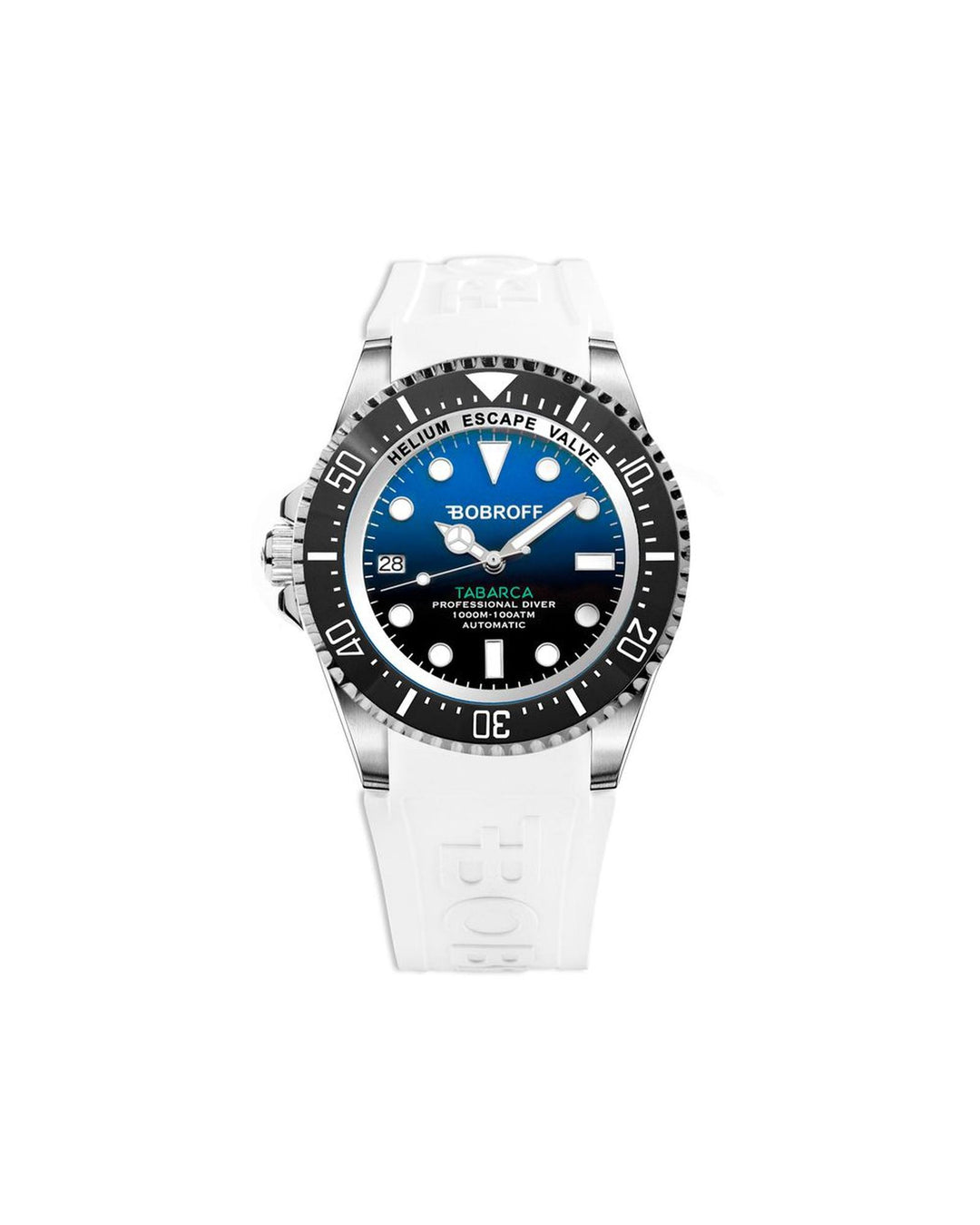 Bobroff Men's White Rubber Watch - One Size