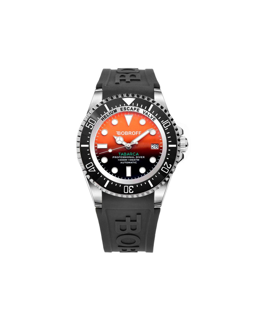 Bobroff Men's Black Rubber Watch - One Size