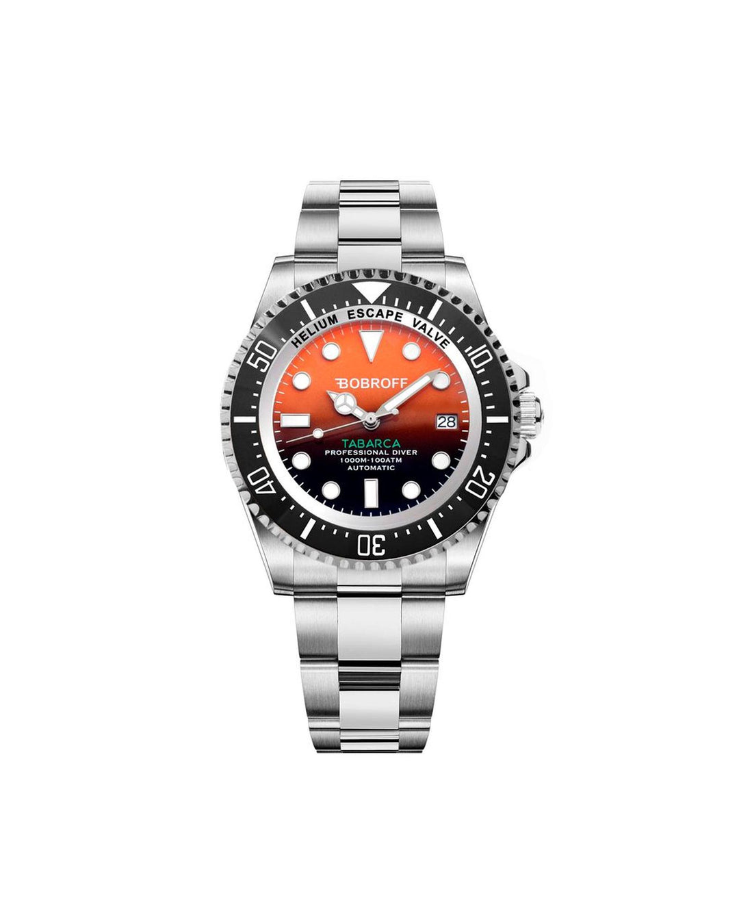 Bobroff Men's Silver Stainless Steel Watch - One Size