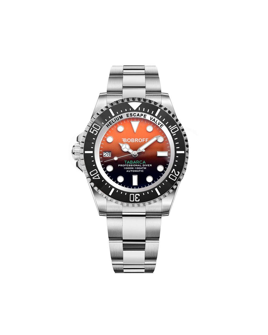 Bobroff Men's Silver Stainless Steel Watch - One Size